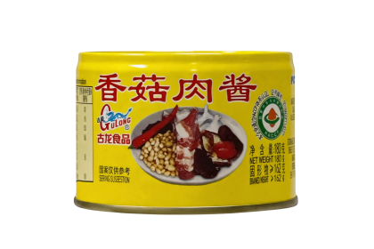 Gulong Mushroom with Mince Pork 古龙香菇肉酱 180GM（VIP会员价：RM5.80）